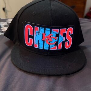 Lighted Black Chiefs Snapback Hat